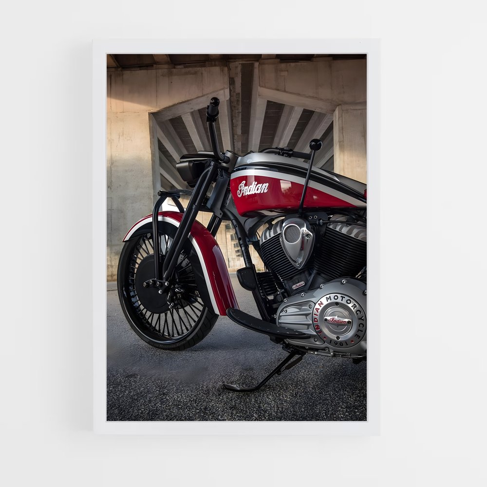 Poster splendide Springfield – affiche Indian Motorcycle (vue 3)