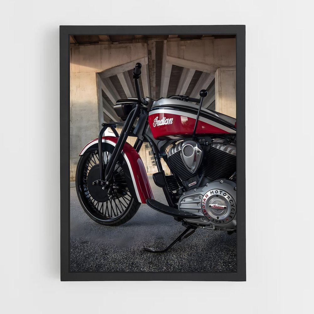 Poster splendide Springfield – affiche Indian Motorcycle (vue 2)