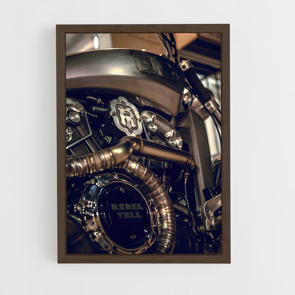 Poster Moteur de Springfield – affiche Indian Motorcycle (vue 5)