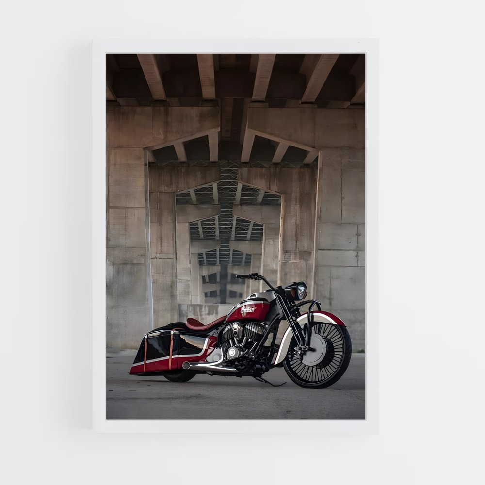 Poster superbe de Springfield – affiche Indian Motorcycle (vue 3)