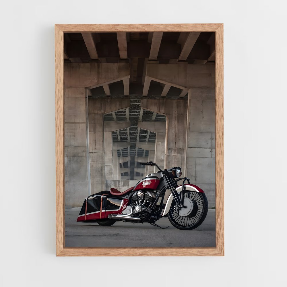 Poster superbe de Springfield – affiche Indian Motorcycle (vue 4)