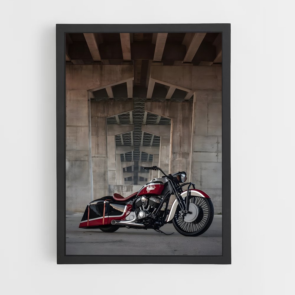 Poster superbe de Springfield – affiche Indian Motorcycle (vue 2)