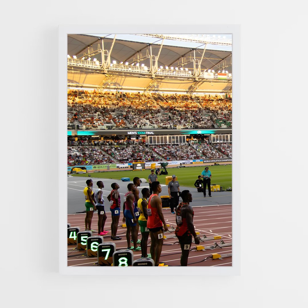 Poster Sprint foule – affiche Vespa (vue 3)