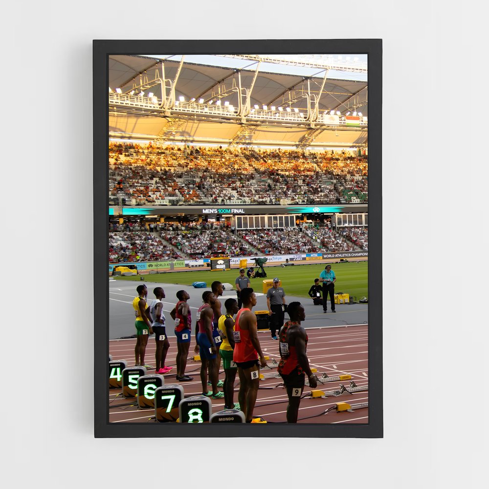 Poster Sprint foule – affiche Vespa (vue 2)