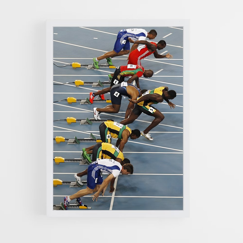 Poster Sprint Doha – affiche Vespa (vue 3)