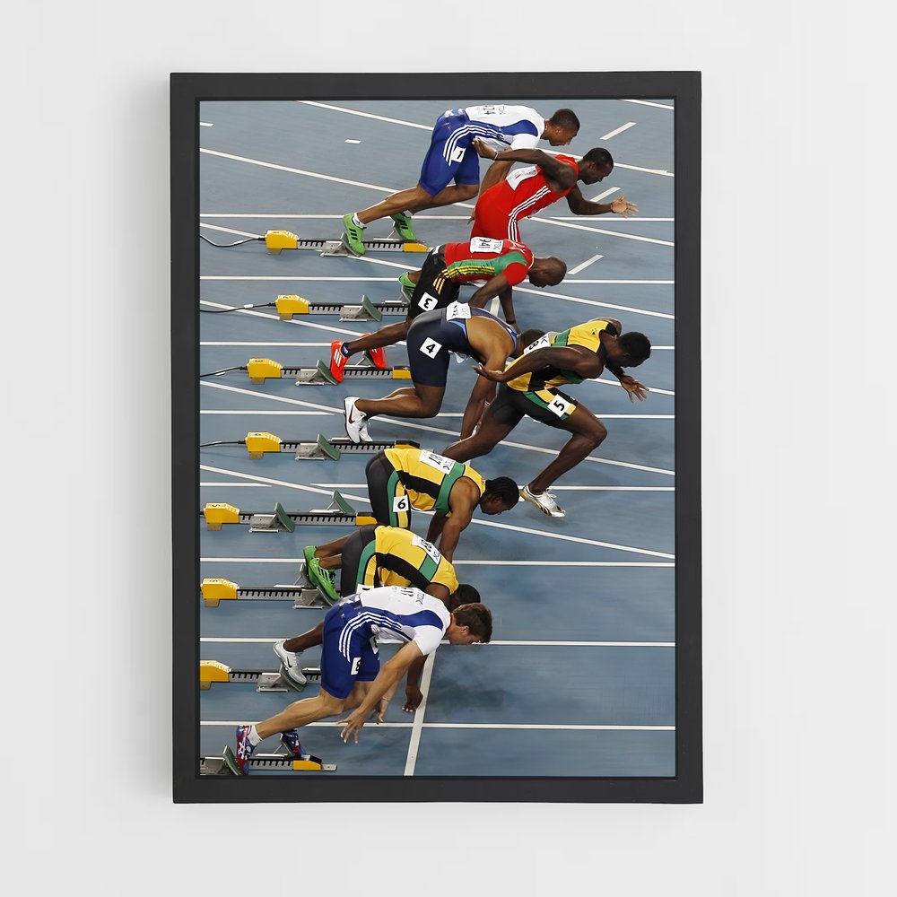 Poster Sprint Doha – affiche Vespa (vue 2)