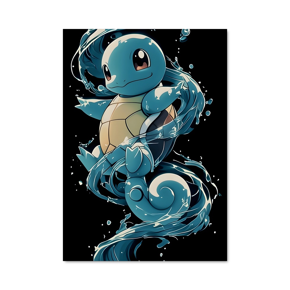 Poster Squirtle Splash – affiche Pokemon