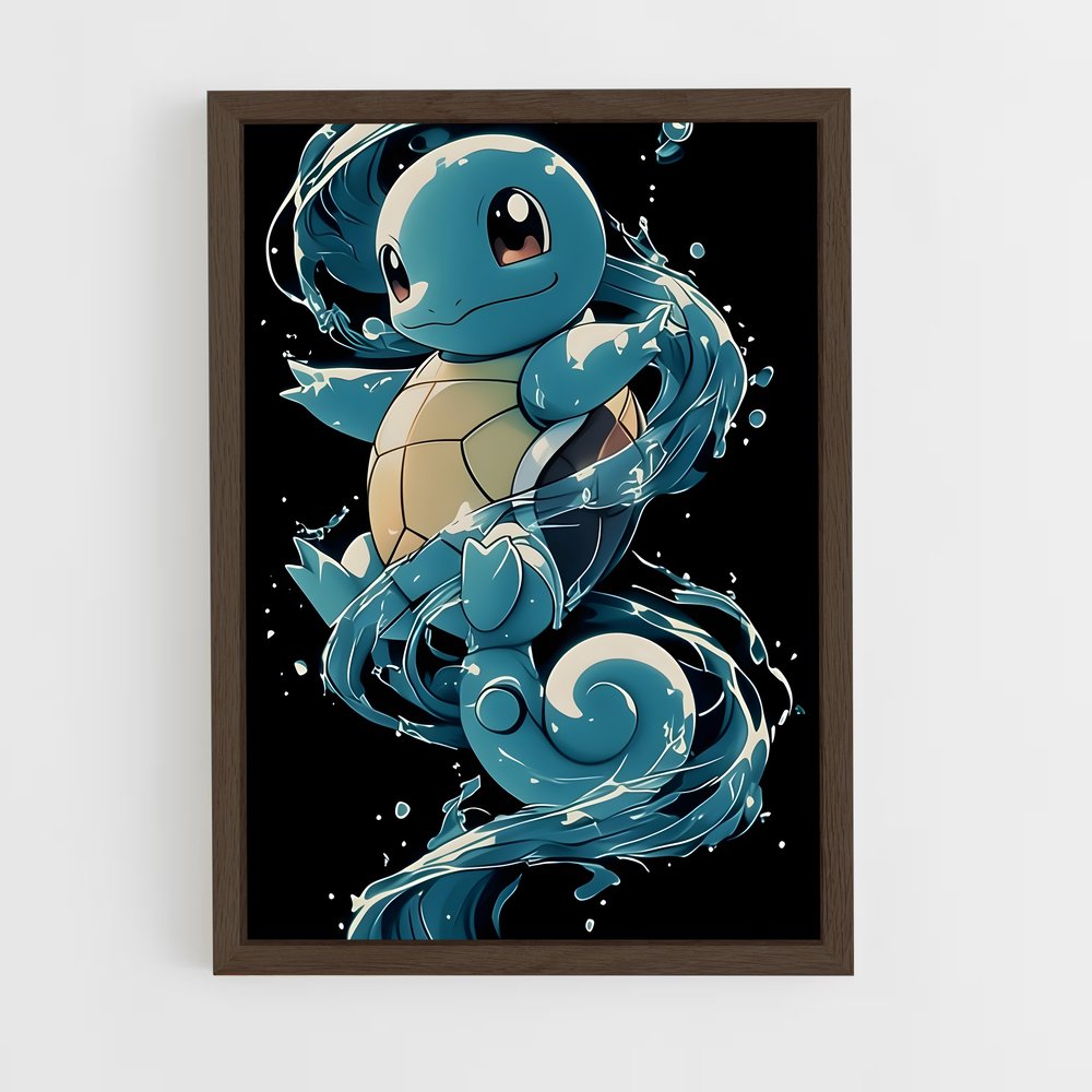 Poster Squirtle Splash – affiche Pokemon (vue 5)