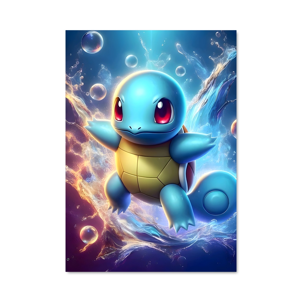 Poster Squirtle Adventure – affiche Pokemon