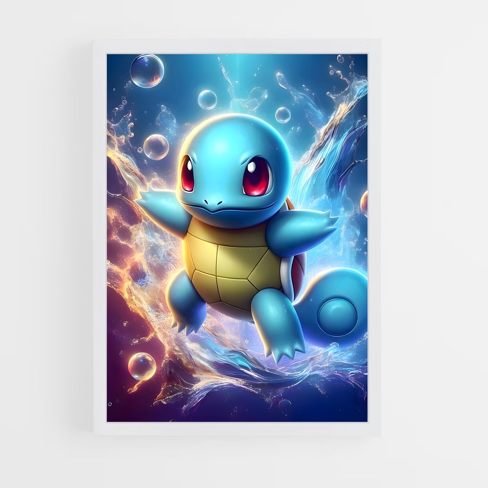 Poster Squirtle Adventure – affiche Pokemon (vue 3)