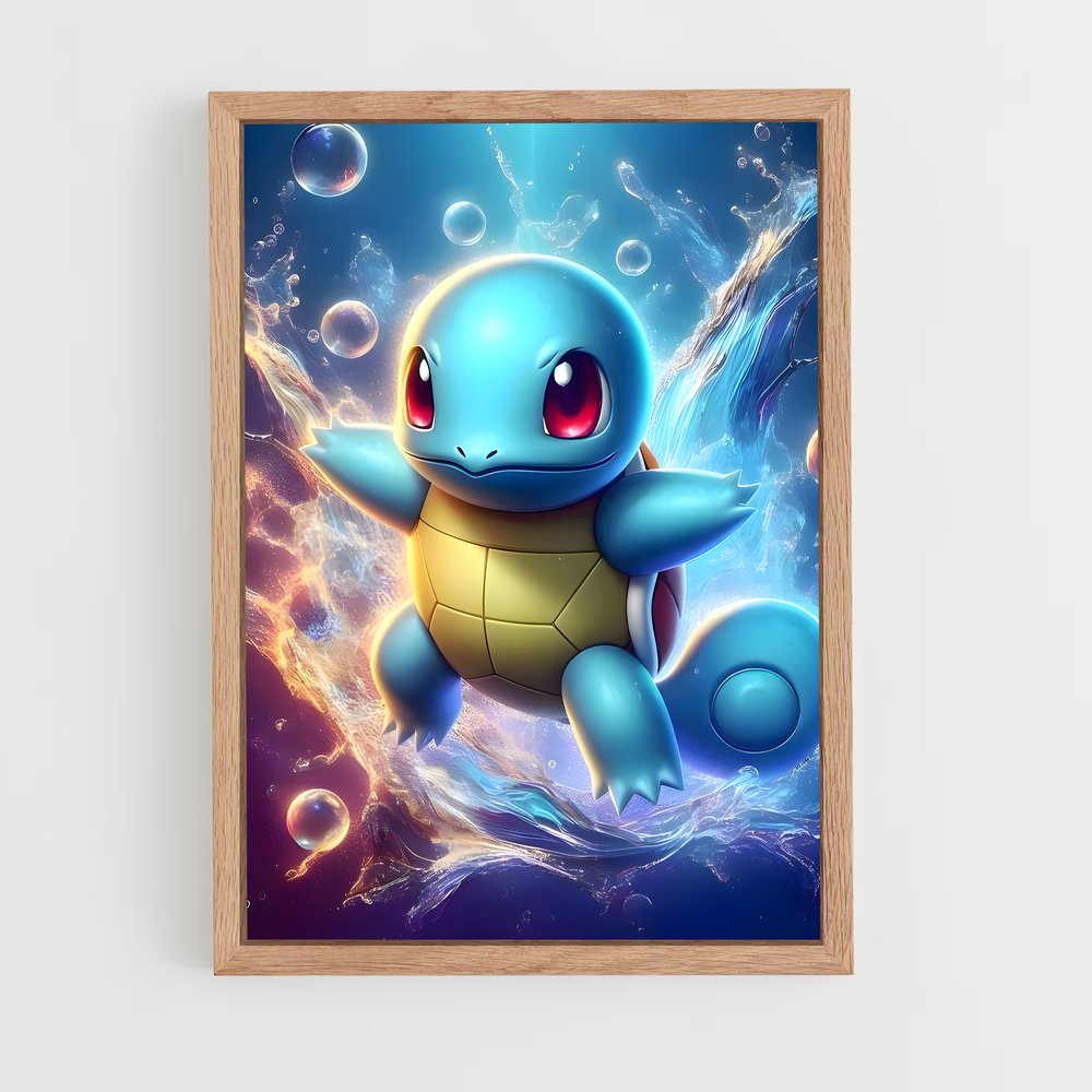 Poster Squirtle Adventure – affiche Pokemon (vue 4)
