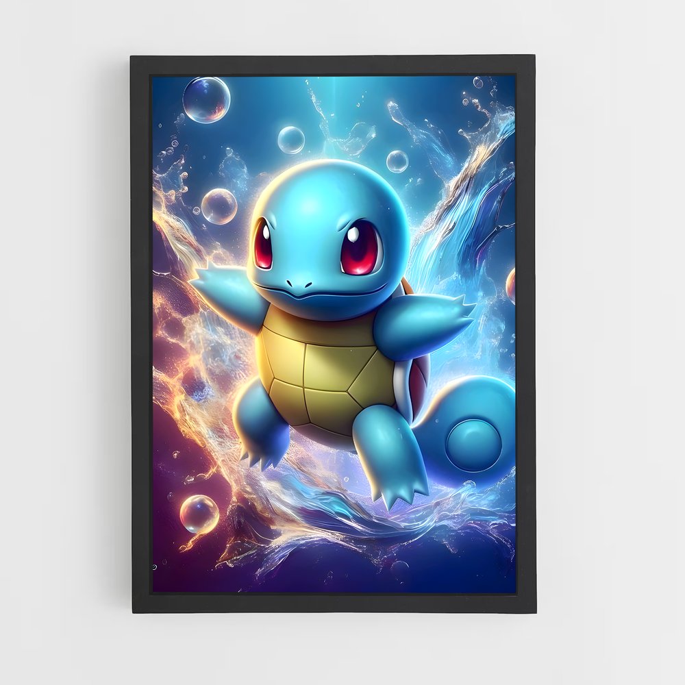 Poster Squirtle Adventure – affiche Pokemon (vue 2)
