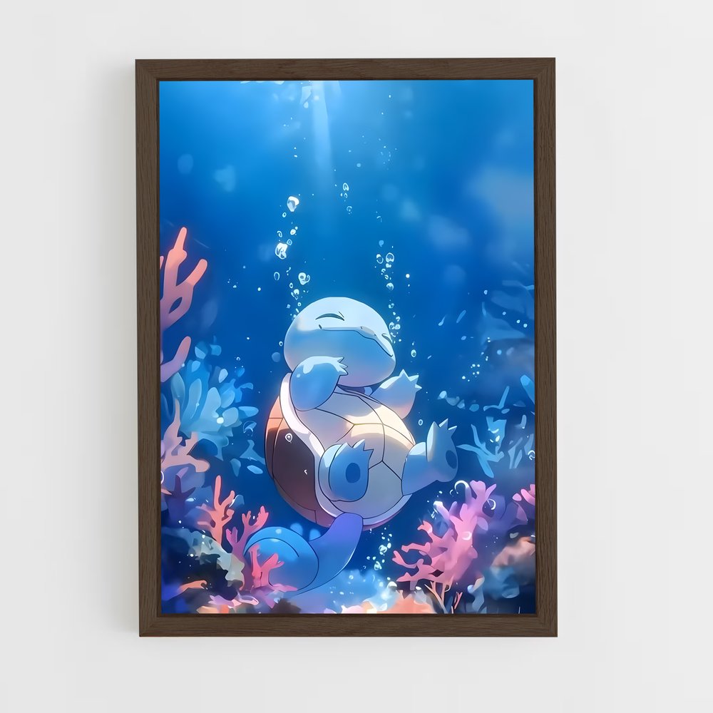 Poster Squirtle by the Sea – affiche Pokemon (vue 5)