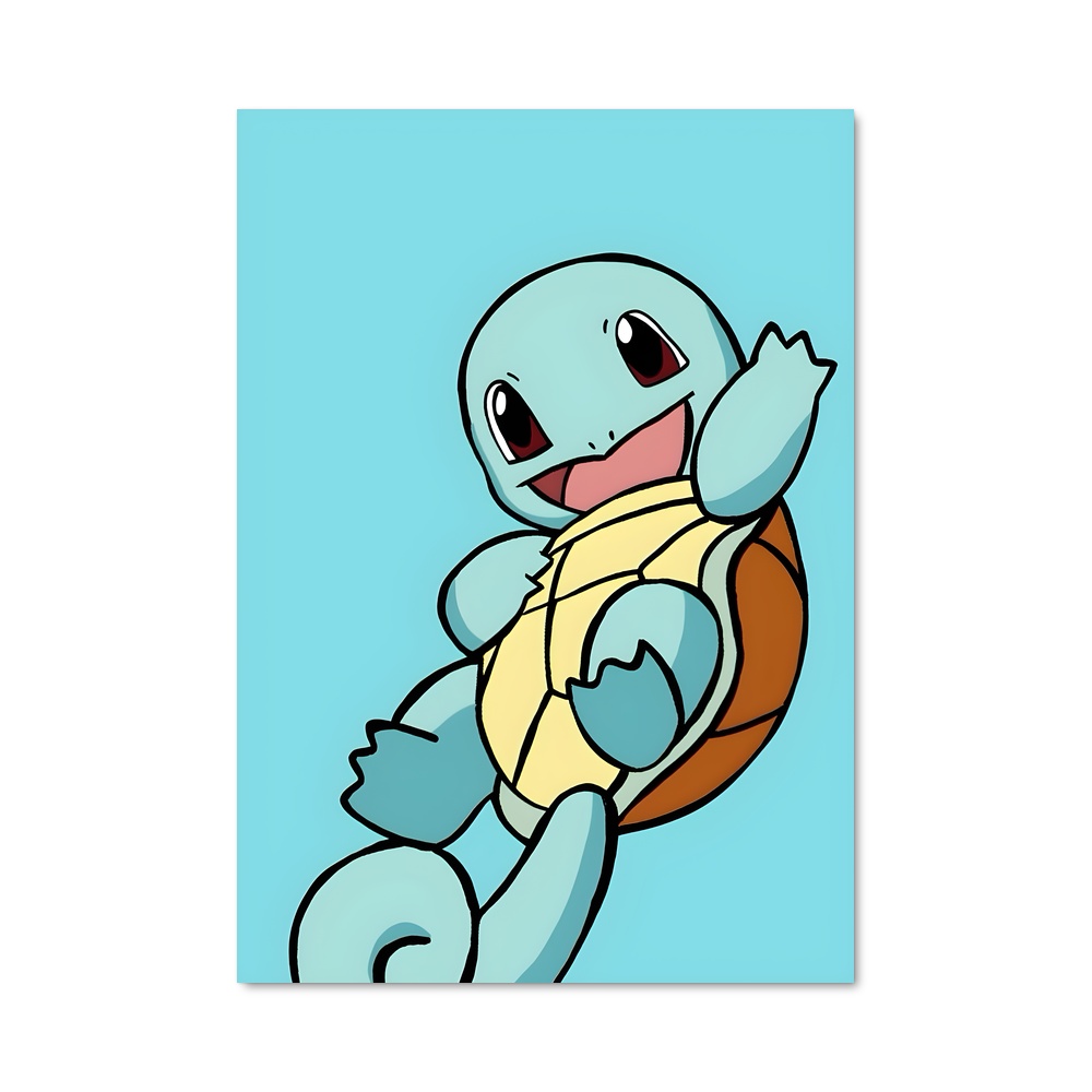 Poster Splash de Squirtle – affiche Pokemon