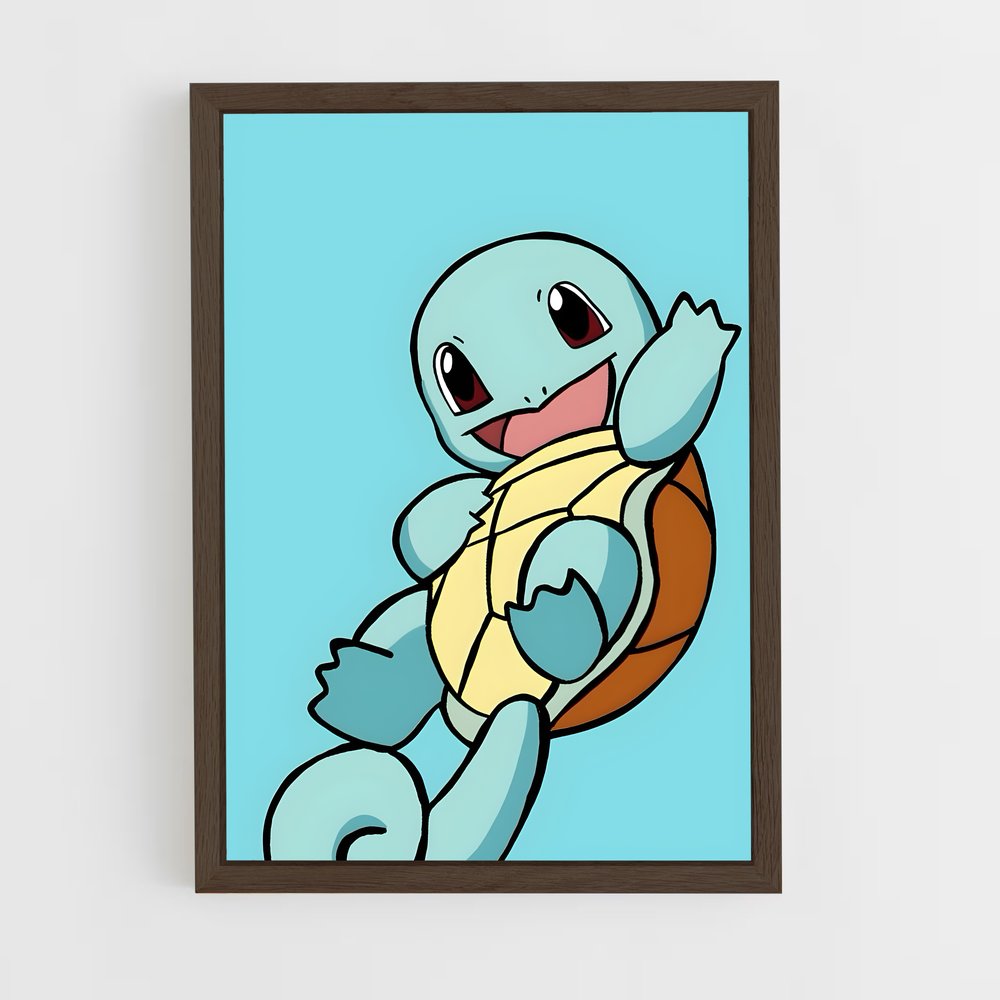 Poster Splash de Squirtle – affiche Pokemon (vue 5)