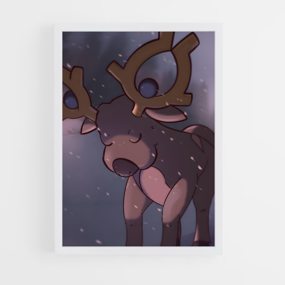 Poster Caribou Magique – affiche Pokemon (vue 3)