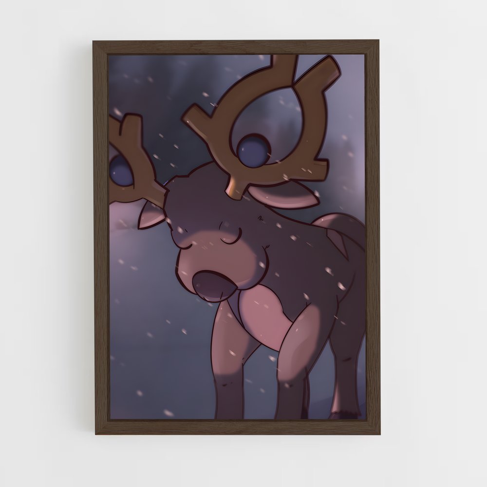 Poster Caribou Magique – affiche Pokemon (vue 5)