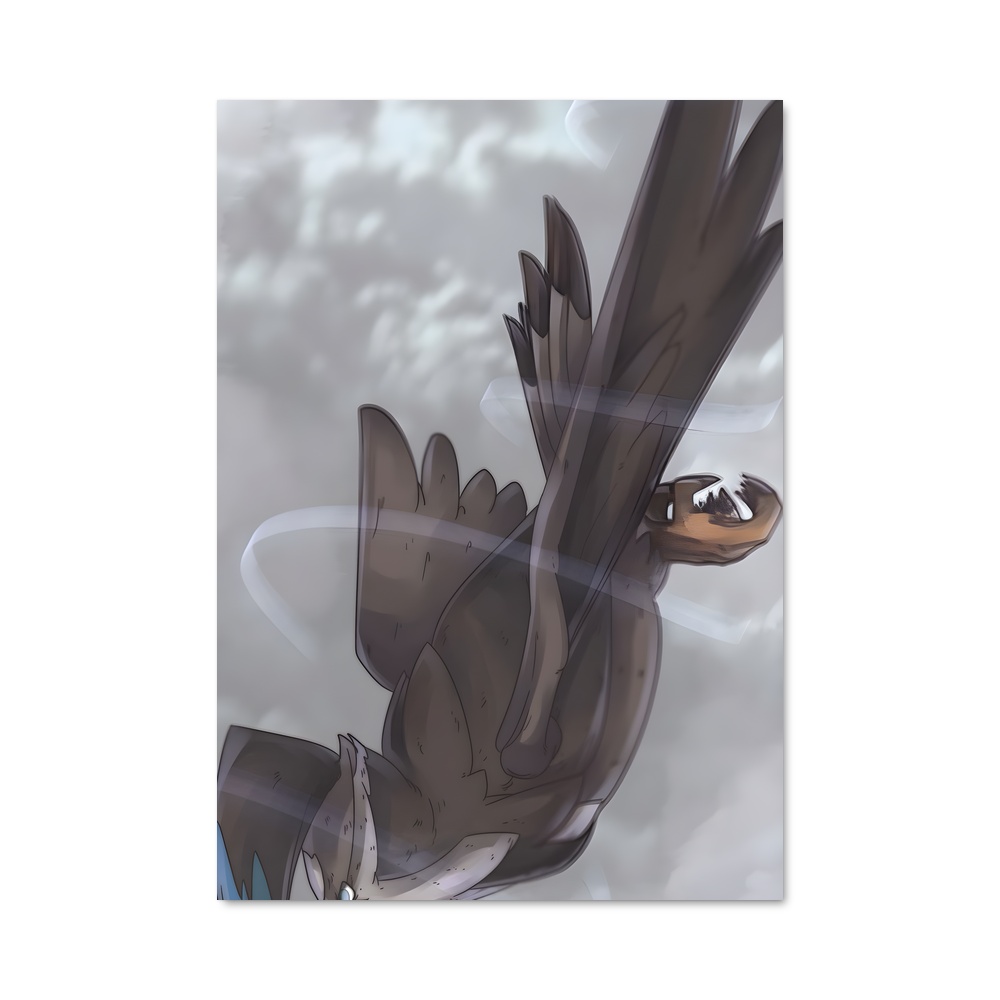 Poster L'Envol de Staraptor – affiche Pokemon