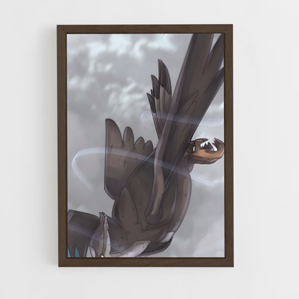 Poster L'Envol de Staraptor – affiche Pokemon (vue 5)