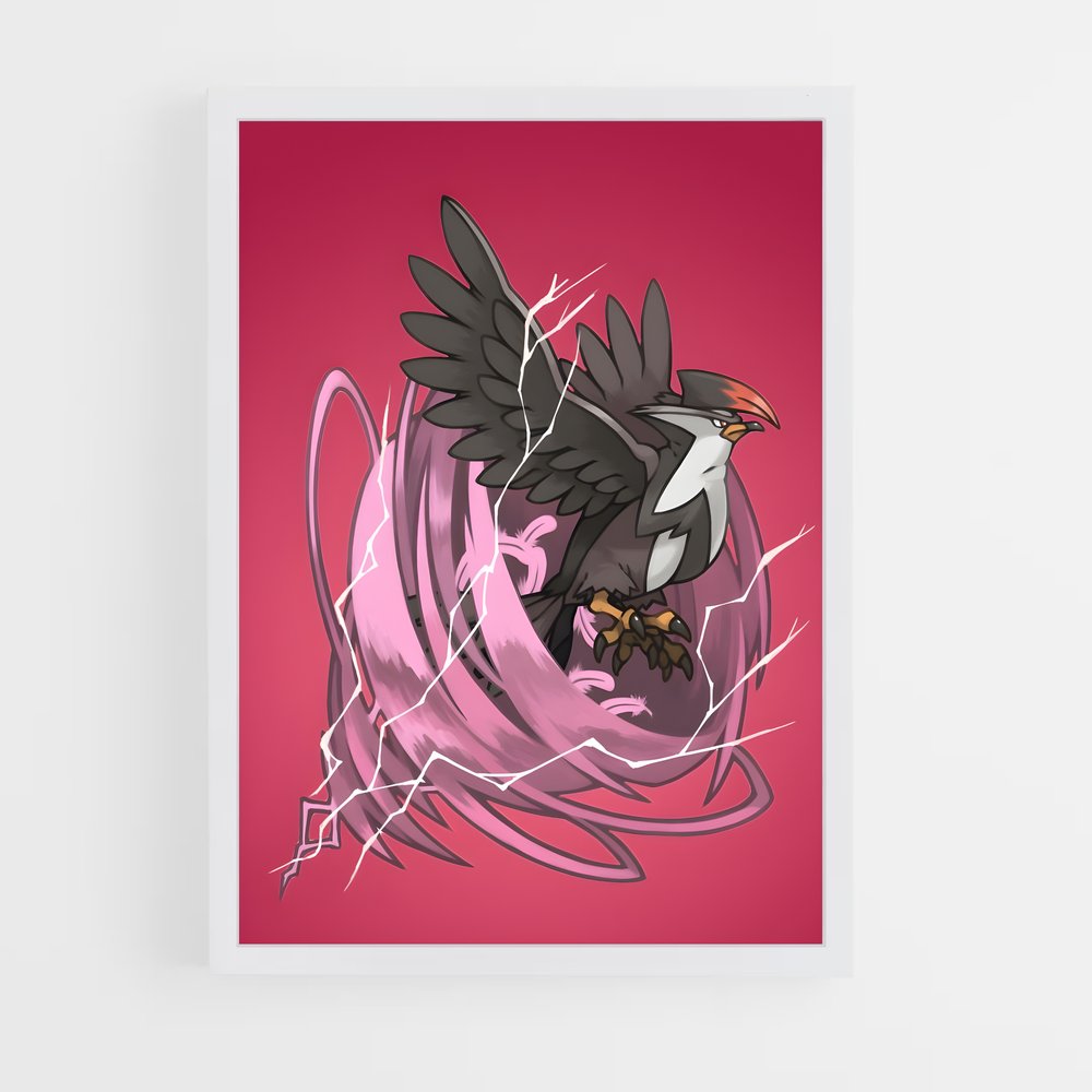 Poster Voltigeur des Cieux – affiche Pokemon (vue 3)