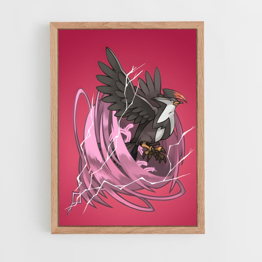 Poster Voltigeur des Cieux – affiche Pokemon (vue 4)