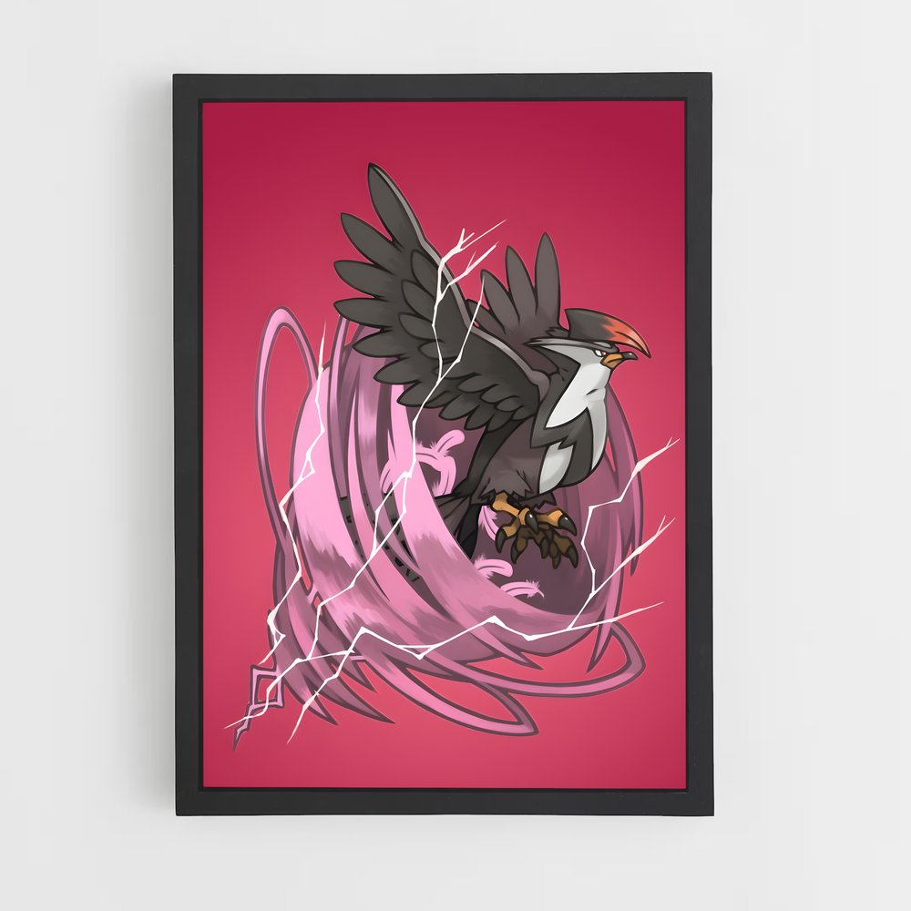 Poster Voltigeur des Cieux – affiche Pokemon (vue 2)