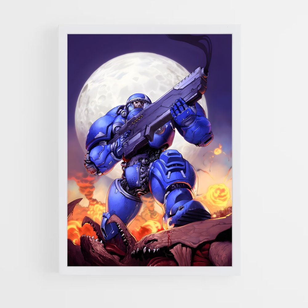 Poster Sentinel de Fer – affiche Starcraft (vue 3)