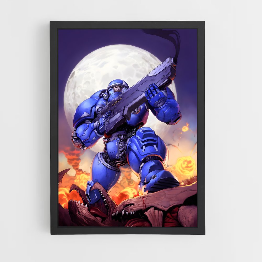 Poster Sentinel de Fer – affiche Starcraft (vue 2)