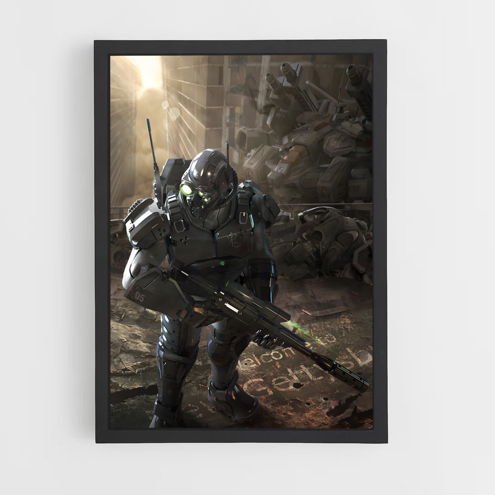 Poster Halo de la Galaxie – affiche Starcraft (vue 2)
