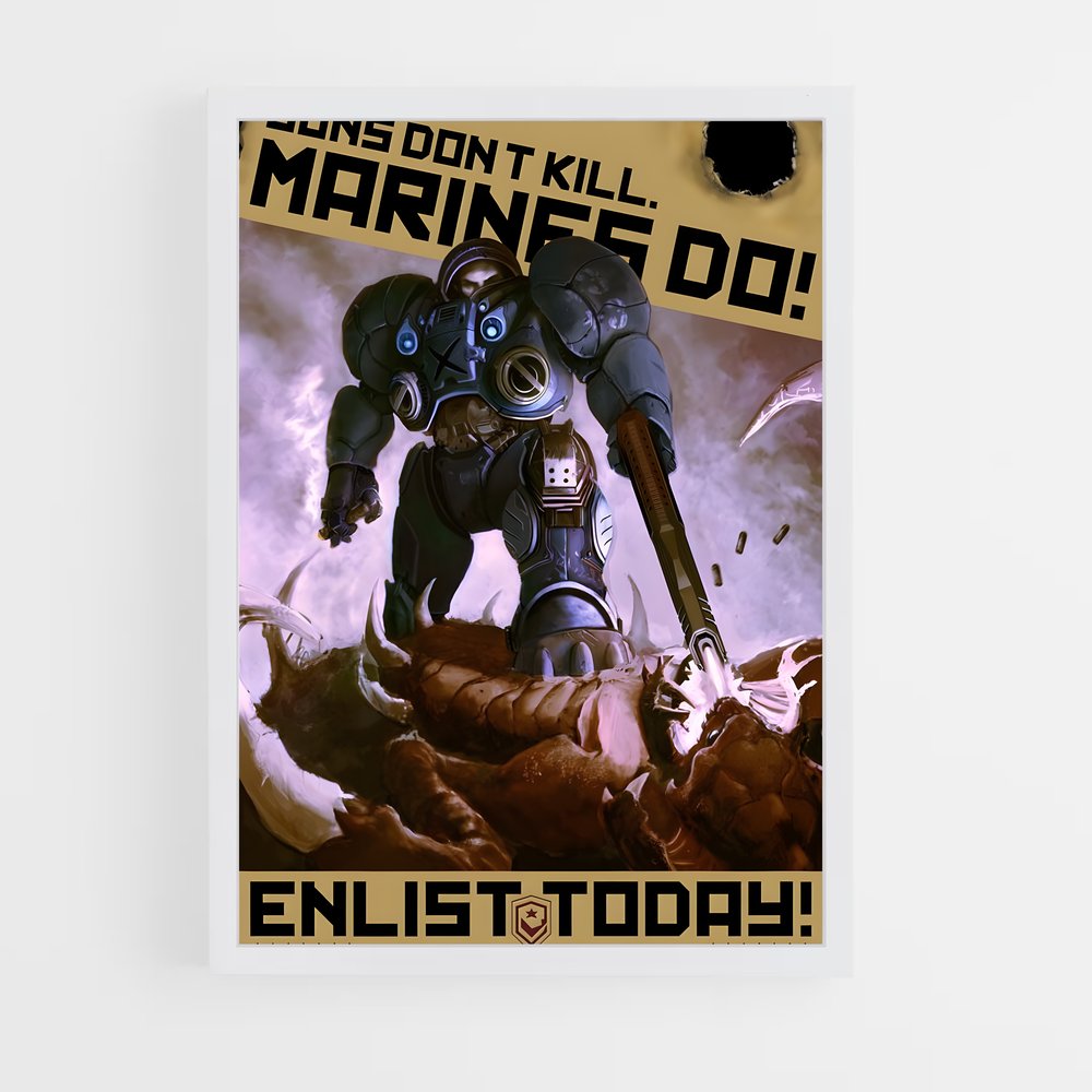 Poster L'Avènement de la Fin – affiche Starcraft (vue 3)