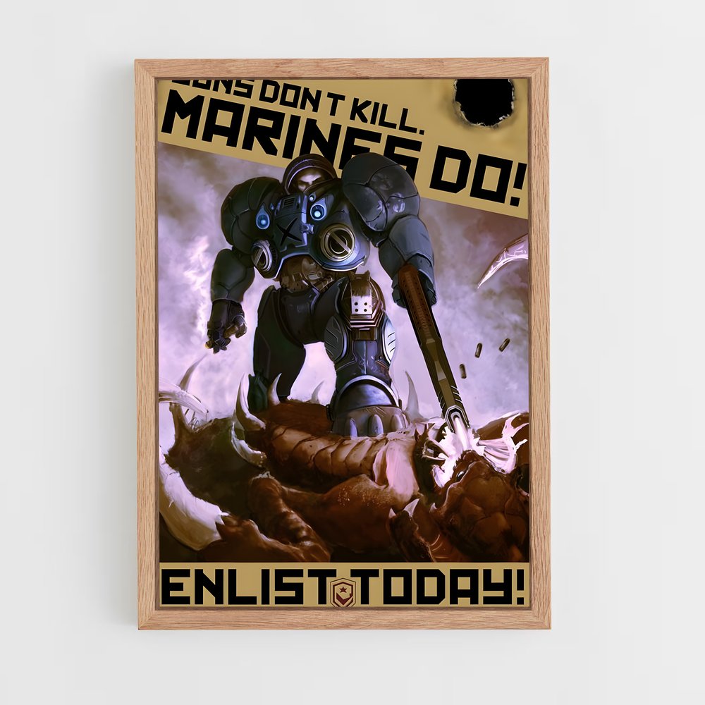 Poster L'Avènement de la Fin – affiche Starcraft (vue 4)