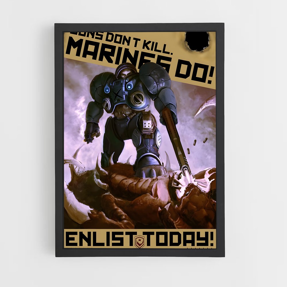 Poster L'Avènement de la Fin – affiche Starcraft (vue 2)