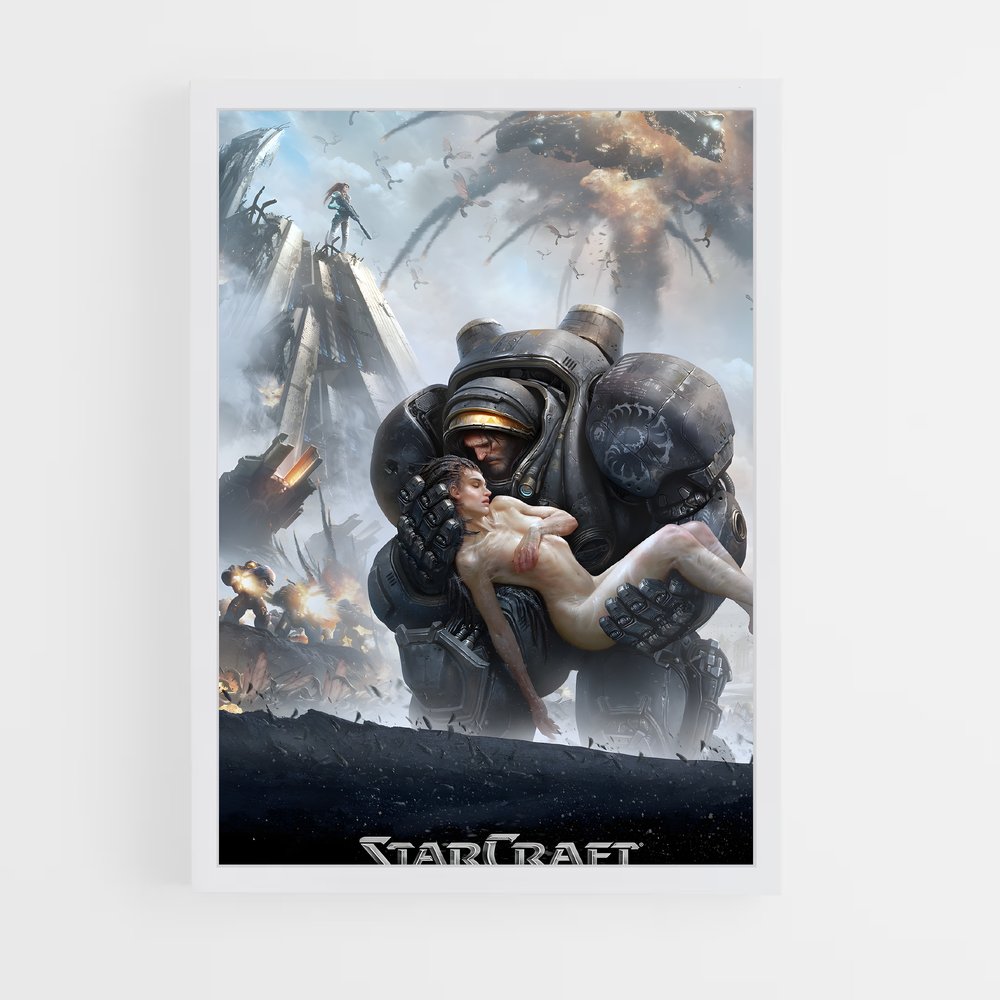 Poster La Fin des Étoiles – affiche Starcraft (vue 3)
