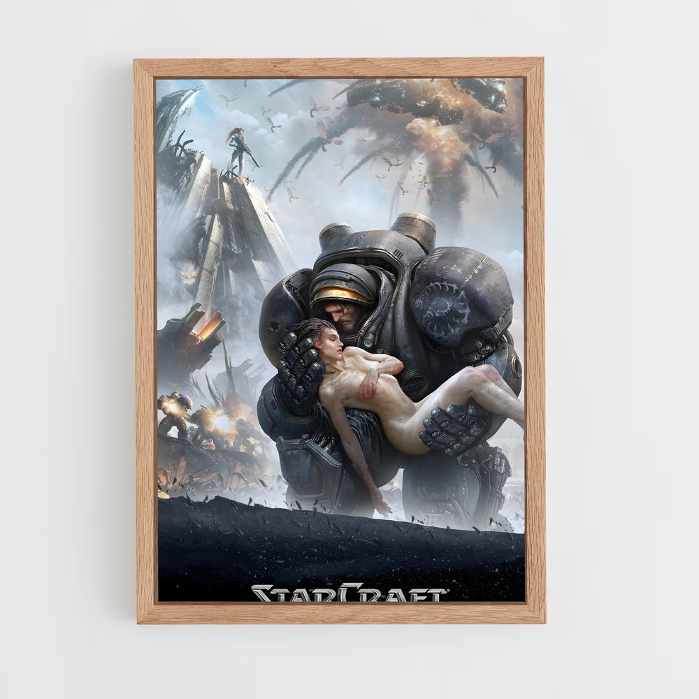 Poster La Fin des Étoiles – affiche Starcraft (vue 4)