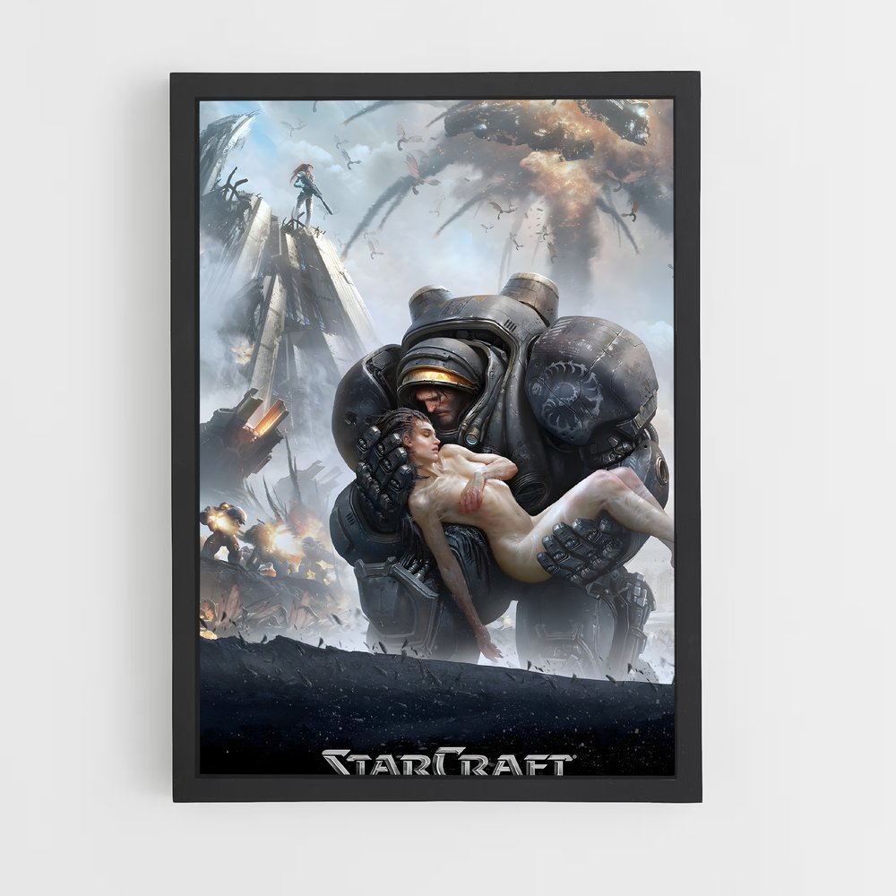 Poster La Fin des Étoiles – affiche Starcraft (vue 2)