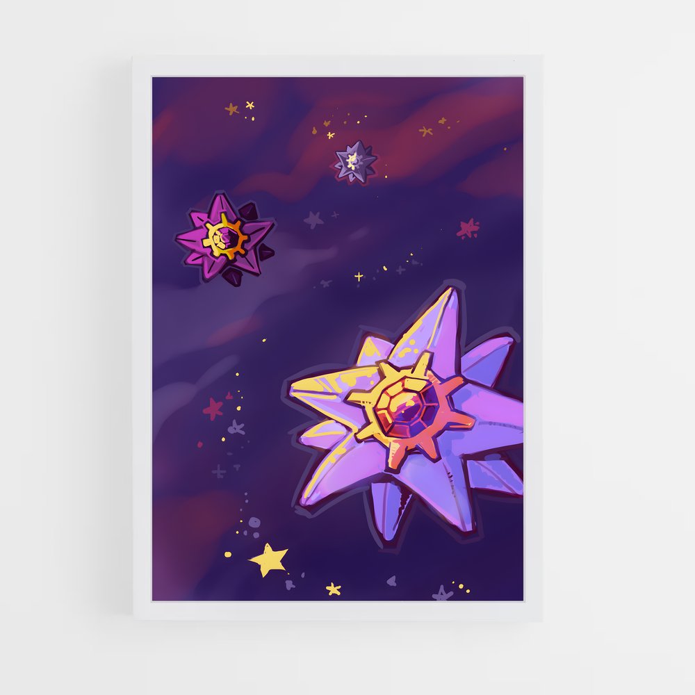 Poster Starmie Votre – affiche Pokemon (vue 3)