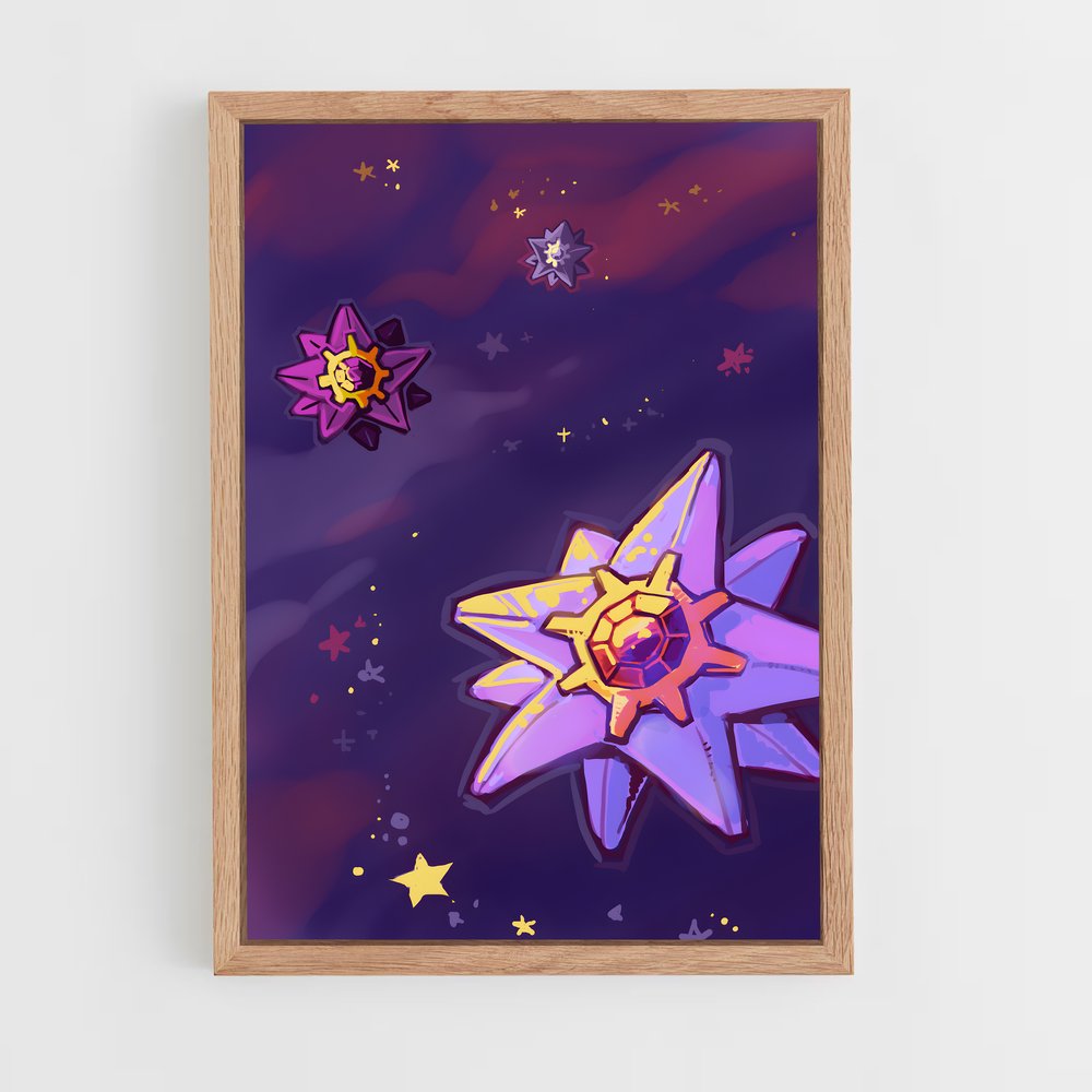 Poster Starmie Votre – affiche Pokemon (vue 4)