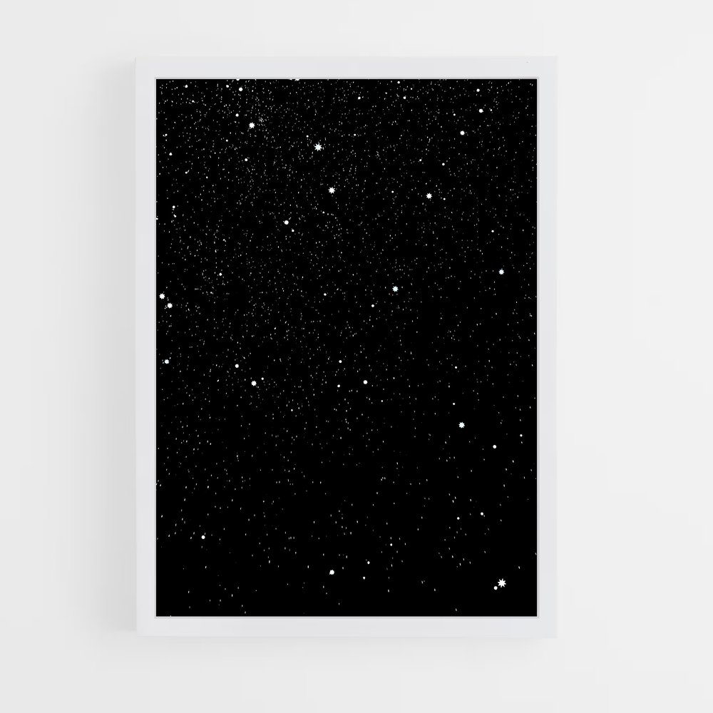Poster Astres Scintillants – affiche Étoiles (vue 3)