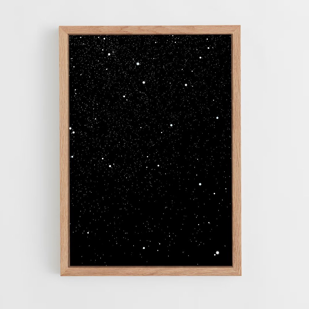 Poster Astres Scintillants – affiche Étoiles (vue 4)