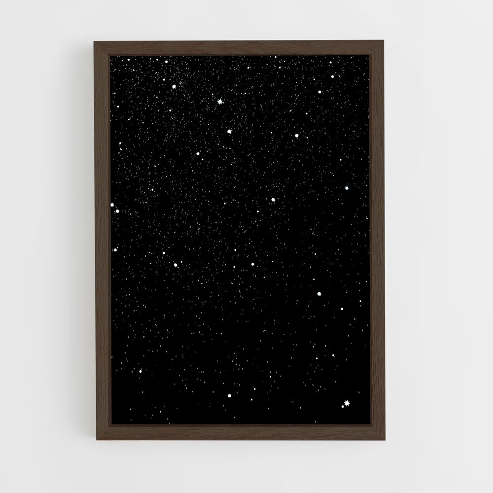 Poster Astres Scintillants – affiche Étoiles (vue 5)
