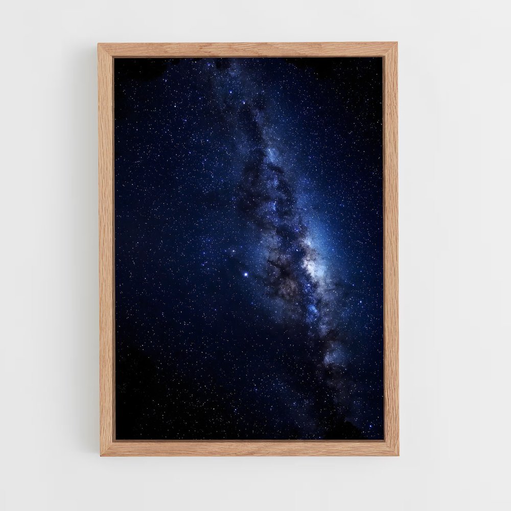 Poster Voie Lactée Nocturne – affiche Étoiles (vue 4)
