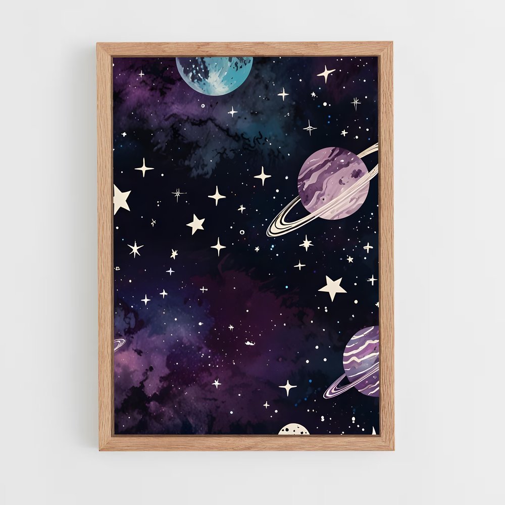 Poster Étoiles Galactiques (vue 4)