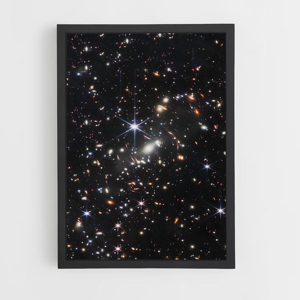 Poster Galaxies Enchantées – affiche Étoiles (vue 2)