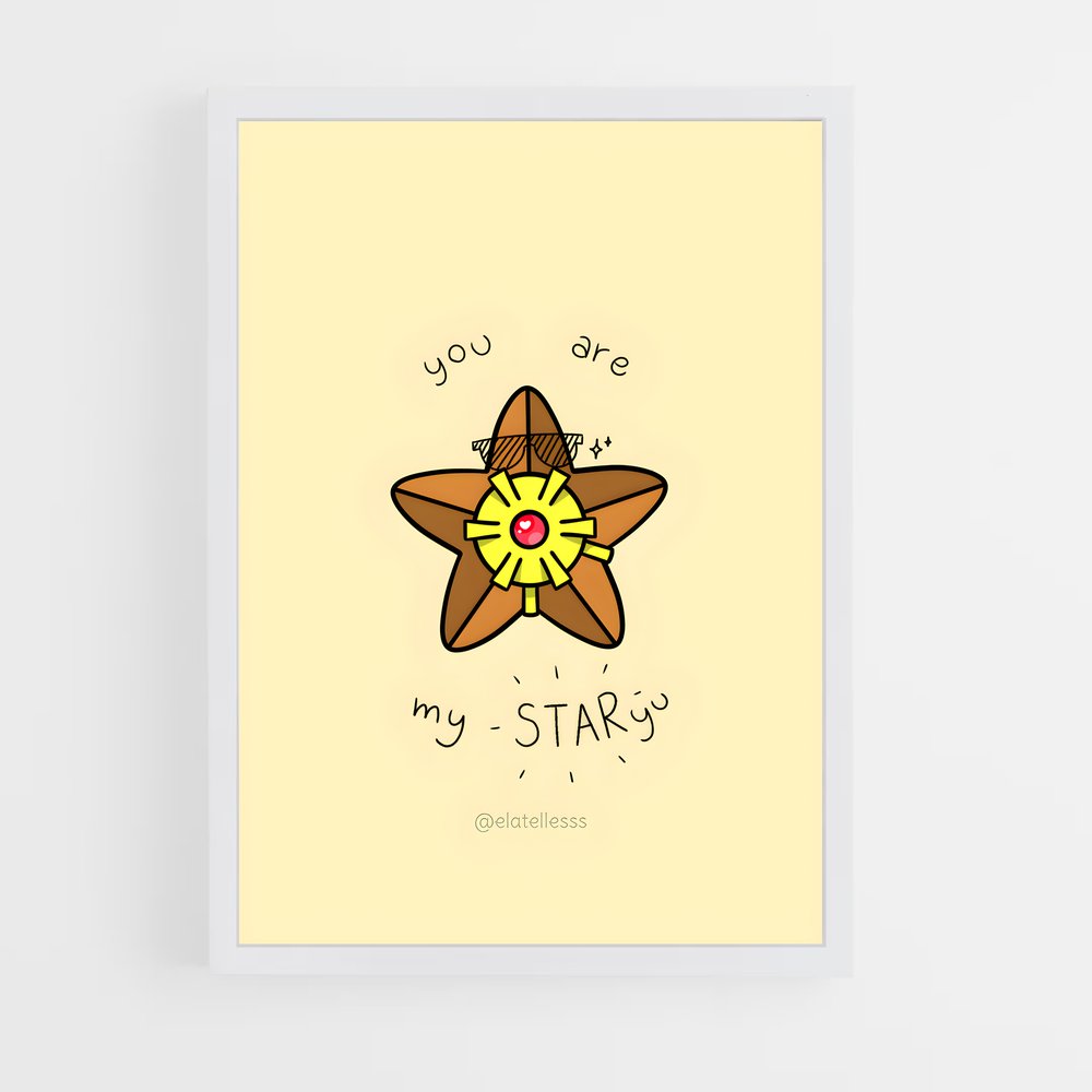 Poster You’re a Star – affiche Pokemon (vue 3)