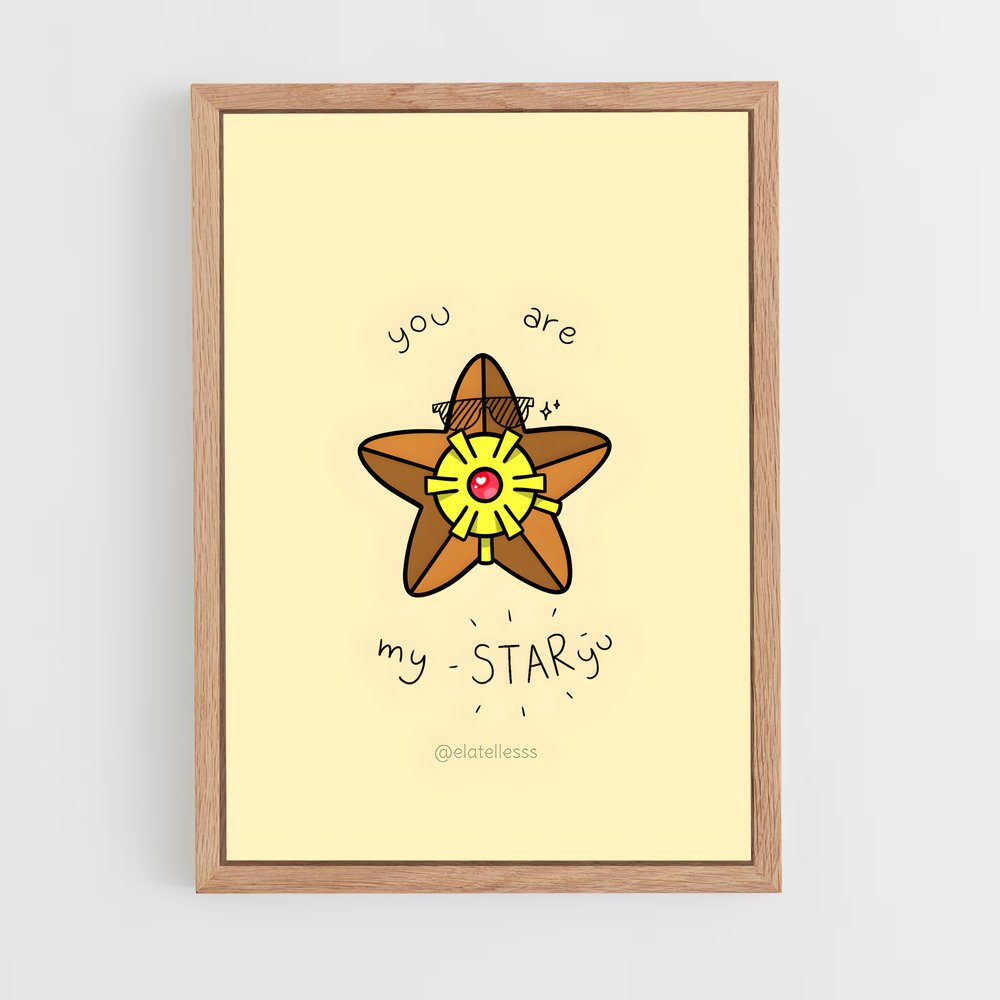 Poster You’re a Star – affiche Pokemon (vue 4)