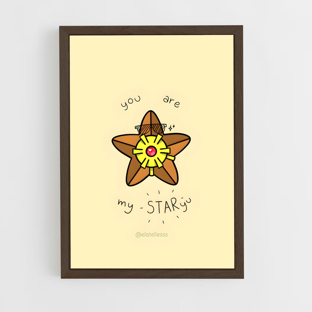 Poster You’re a Star – affiche Pokemon (vue 5)