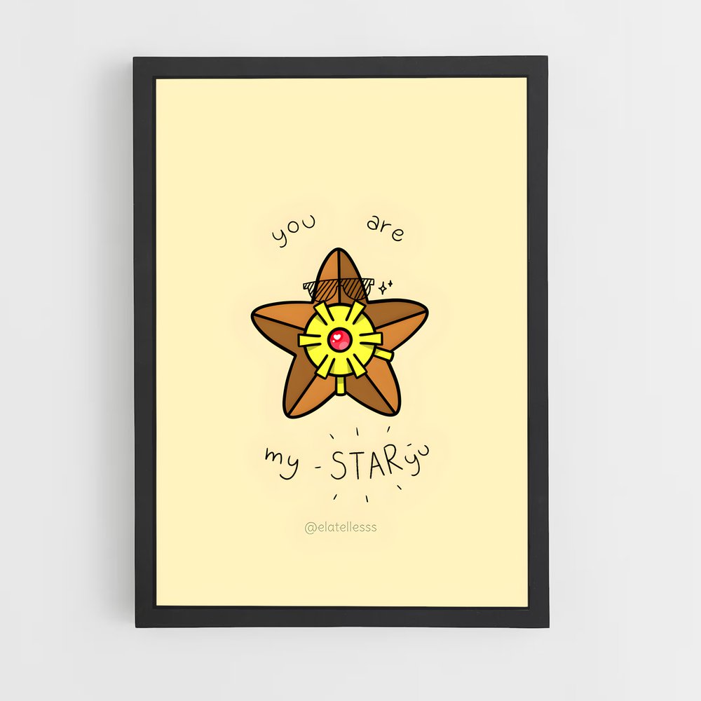 Poster You’re a Star – affiche Pokemon (vue 2)