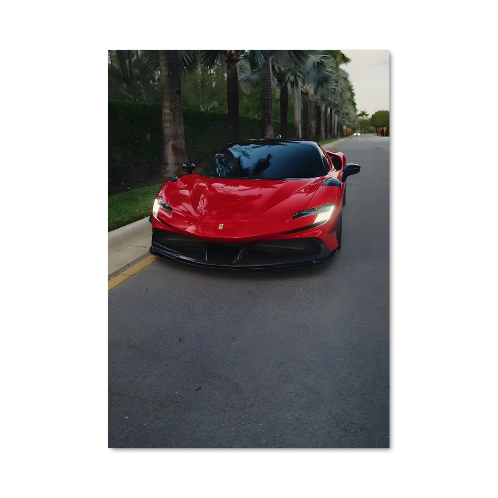 Poster Ferrari en Liberté