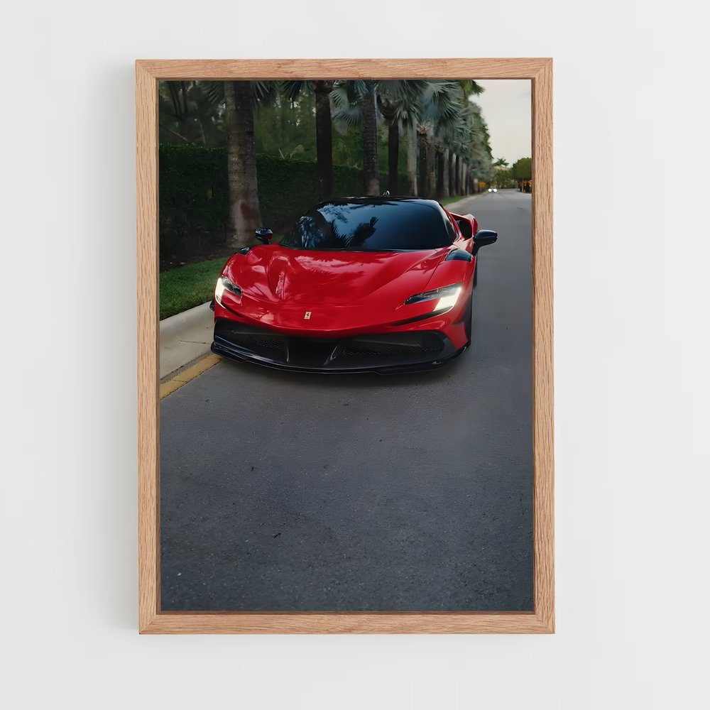 Poster Ferrari en Liberté – affiche Dallara (vue 4)