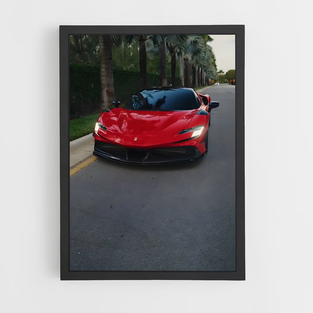 Poster Ferrari en Liberté – affiche Dallara (vue 2)